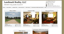Desktop Screenshot of landmarkrealty.org
